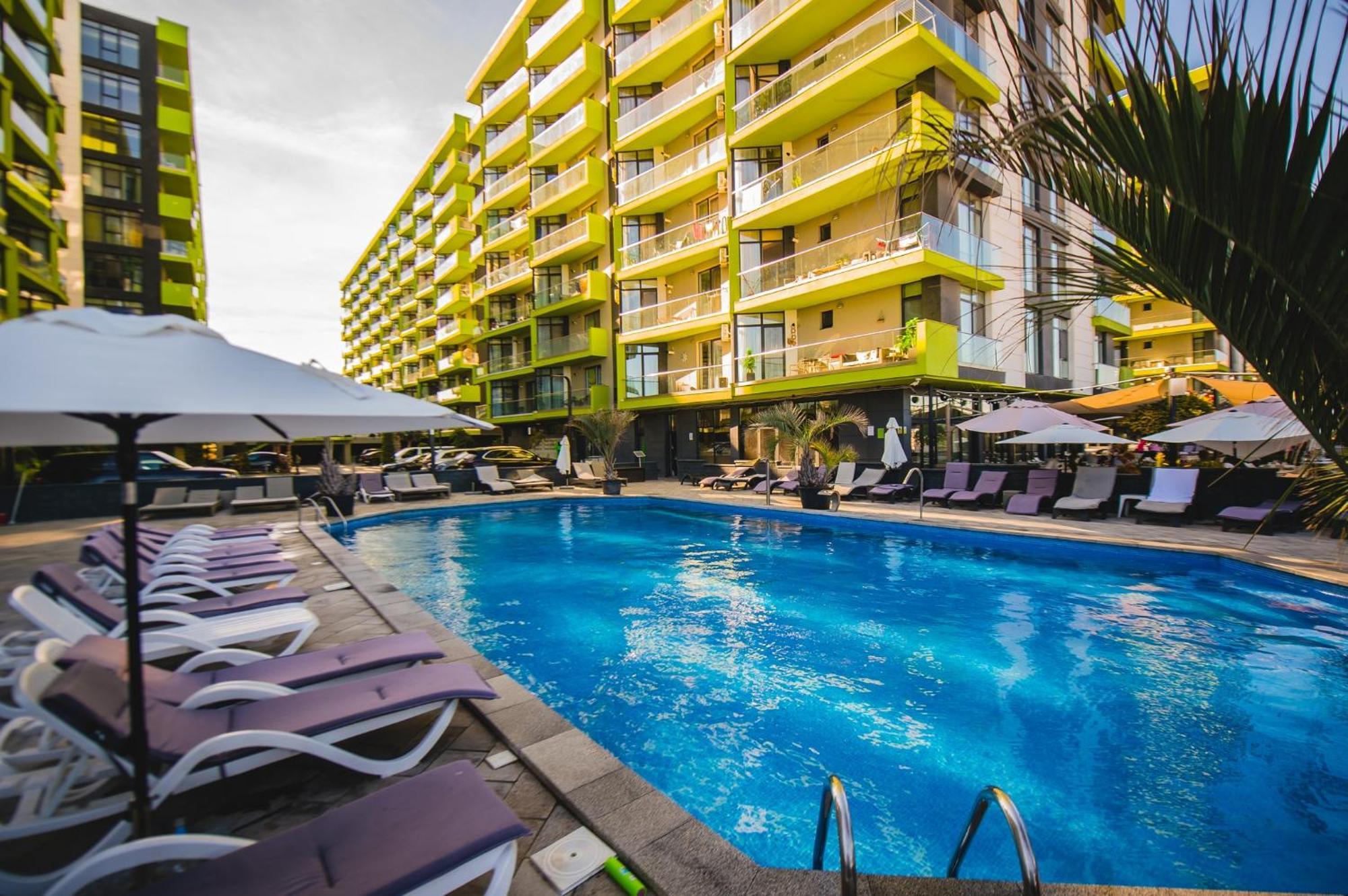 Apartament Sunway Alezzi Beach Năvodari Esterno foto